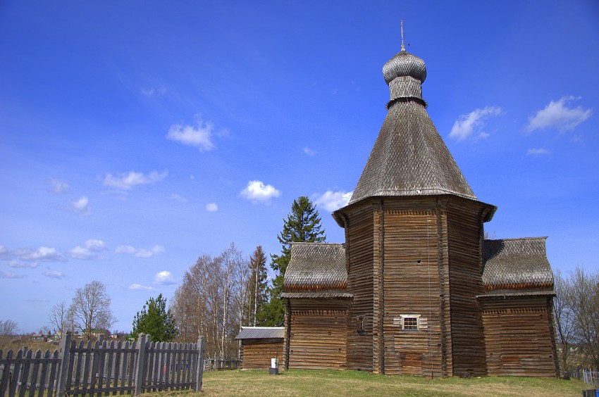 Новинки (Лявля). Церковь Николая Чудотворца. фасады