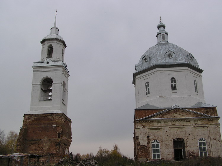 Церковь Казанской иконы Божией Матери, Горохово (Юрьянский район, Кировская область). документальные фотографии