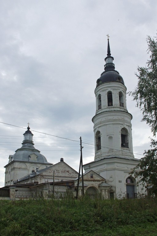 Чудиново. Церковь Троицы Живоначальной. фасады, Вид с северо-запада