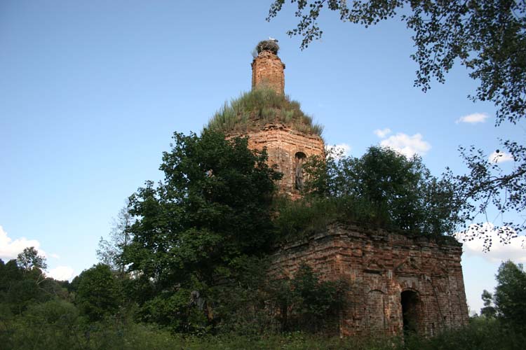 Церковь Петра и Февронии Муромских, Сухолом (Юхновский район, Калужская область). фасады