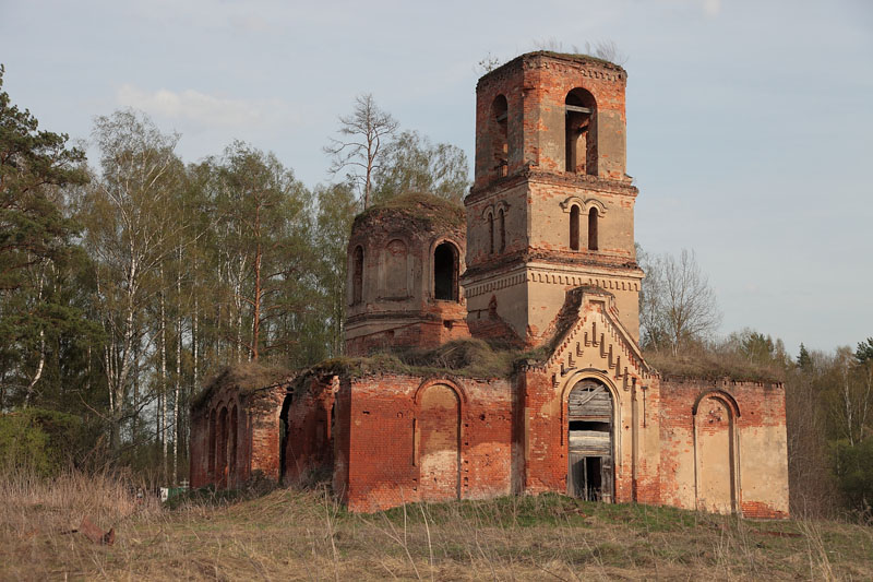 Церковь Николая Чудотворца, Рубихино (Юхновский район, Калужская область). фасады