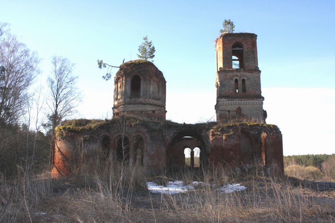 Церковь Николая Чудотворца, Рубихино (Юхновский район, Калужская область). фасады