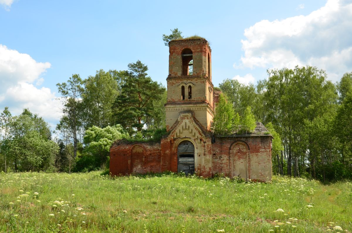 Церковь Николая Чудотворца, Рубихино (Юхновский район, Калужская область). фасады