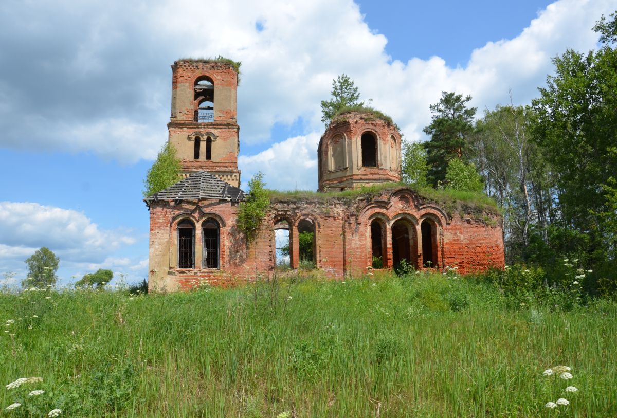 Церковь Николая Чудотворца, Рубихино (Юхновский район, Калужская область). фасады