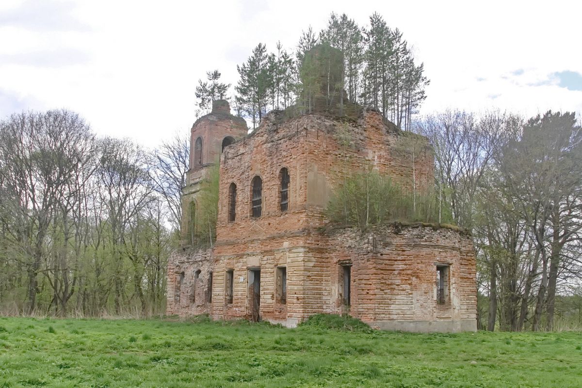 Церковь Преображения Господня, Палатки (Юхновский район, Калужская область). фасады
