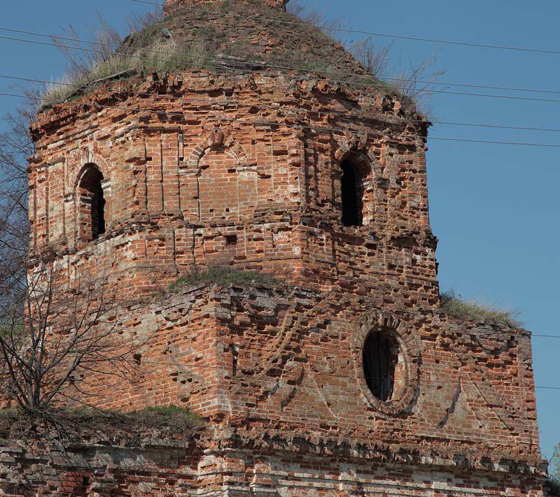 Церковь Сергия Радонежского, Бекасово (Юхновский район, Калужская область). архитектурные детали