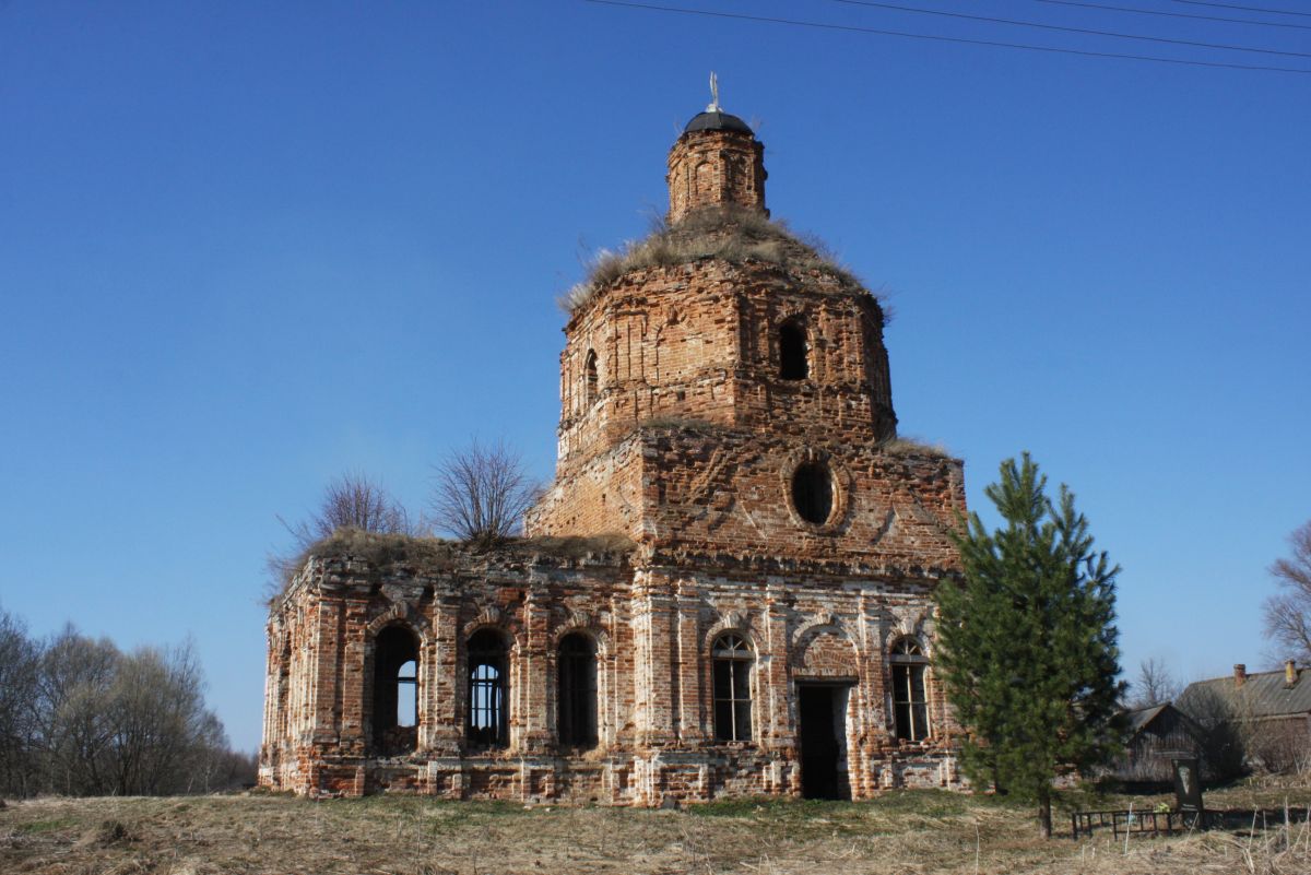 Церковь Сергия Радонежского, Бекасово (Юхновский район, Калужская область). фасады