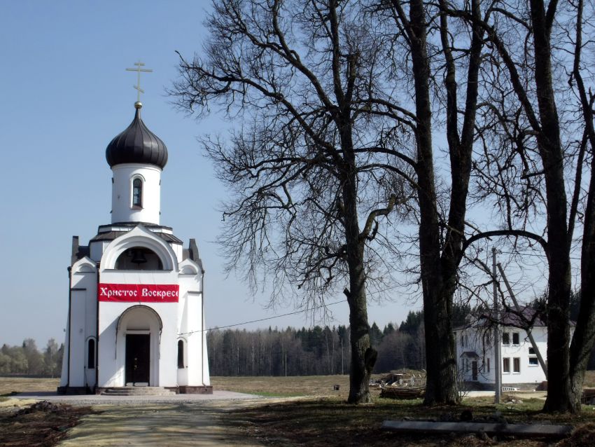 Вохоново. Мариинский Вохоновский женский монастырь. Церковь Успения Пресвятой Богородицы. общий вид в ландшафте