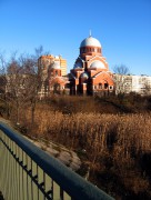 Церковь Сретения Господня, Общий вид со стороны Муринского ручья<br>, Санкт-Петербург, Санкт-Петербург, г. Санкт-Петербург