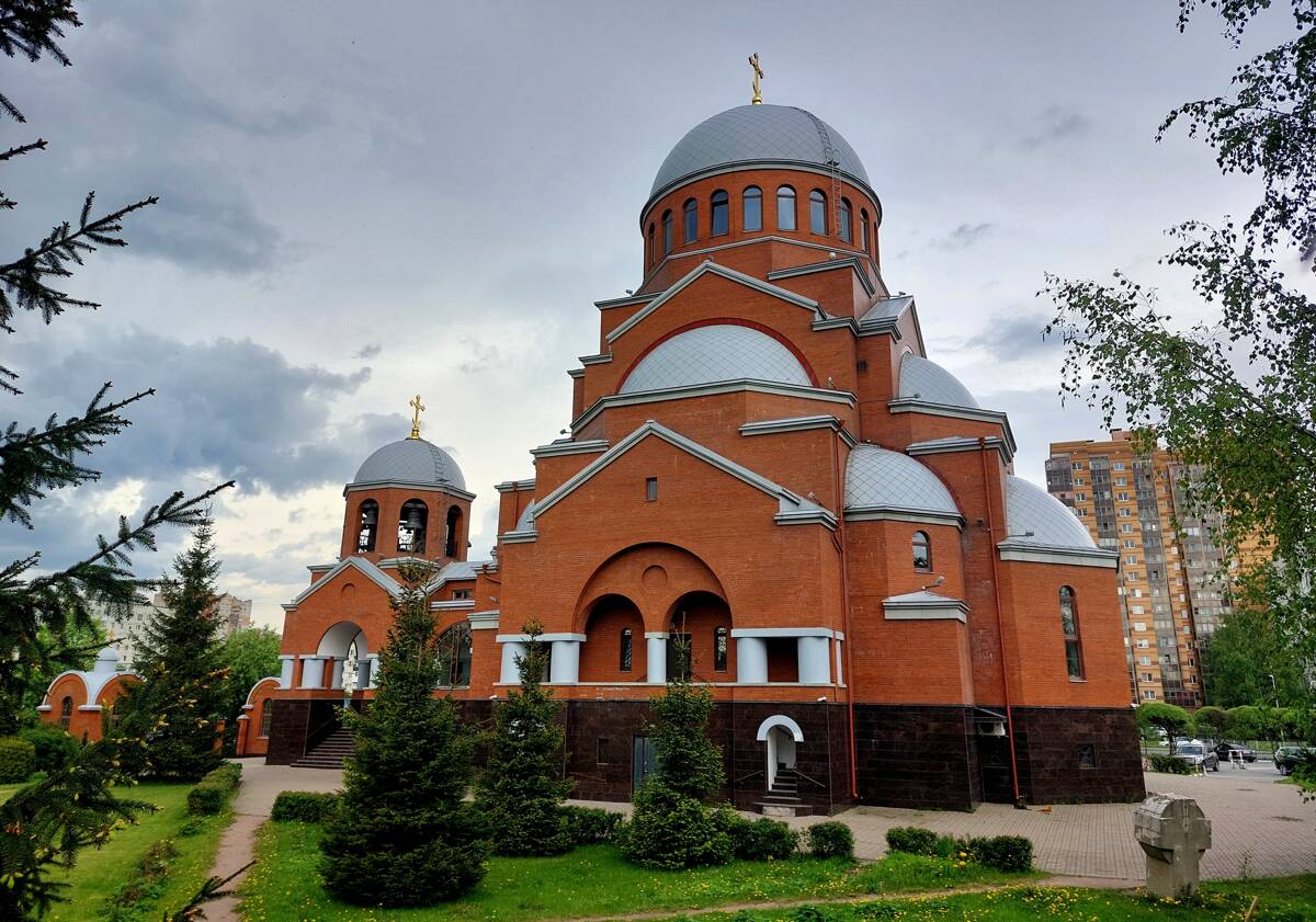 Церковь Сретения Господня, Калининский район (Санкт-Петербург, г. Санкт-Петербург). фасады