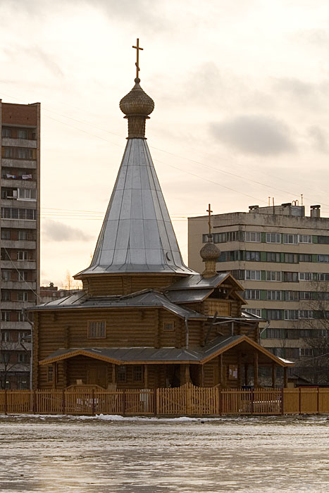 Калининский район. Церковь Антония  Сийского. фасады, Вид на северный фасад