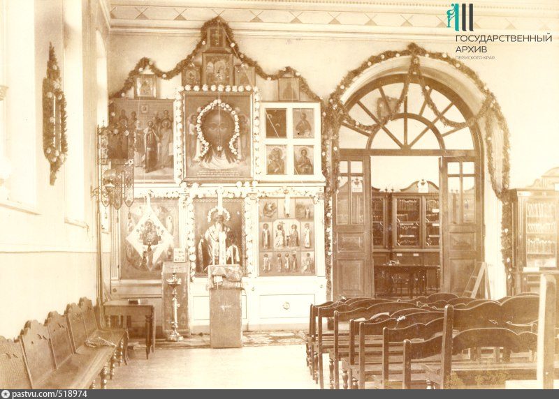 Храм-часовня Стефана Пермского, Пермь (Пермь, город, Пермский край). архивная фотография, Внутренний вид Стефановской часовни