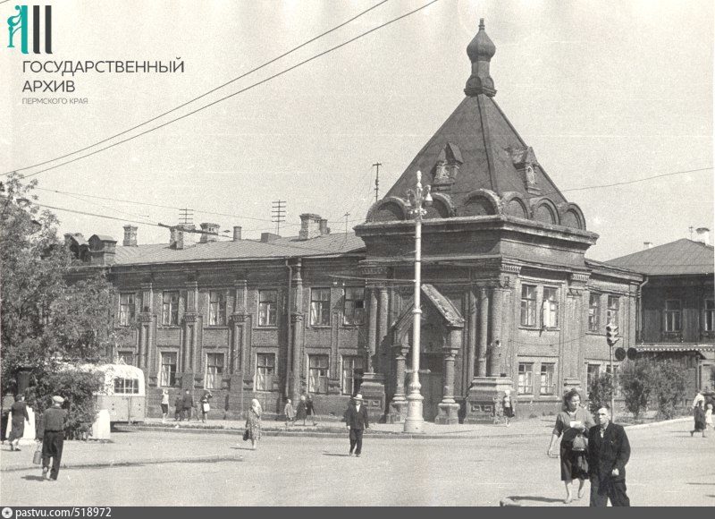Храм-часовня Стефана Пермского, Пермь (Пермь, город, Пермский край). фасады, Источник:ГАПК Ф.р-973.Оп.1.Д.1033.Л.131