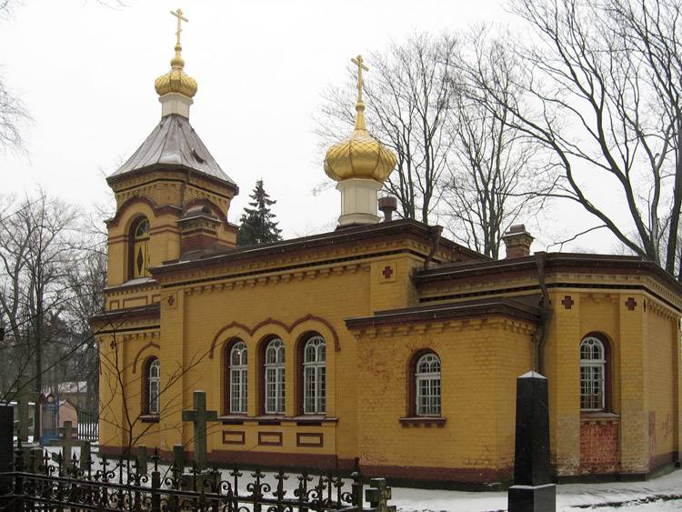 Церковь Спаса Нерукотворного Образа, Рига (Рига, город, Латвия). фасады, Вид с юго-востока