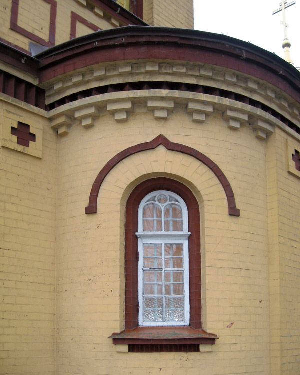 Церковь Спаса Нерукотворного Образа, Рига (Рига, город, Латвия). архитектурные детали, Скругленный угол притвора