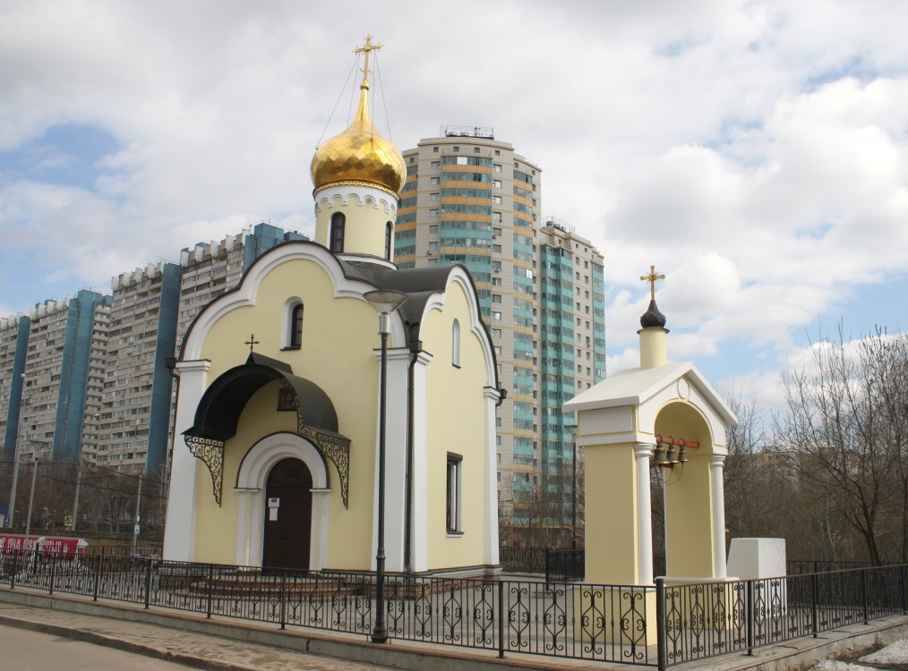 Ясенево. Церковь Всех Святых. фасады, Вид с юго-запада