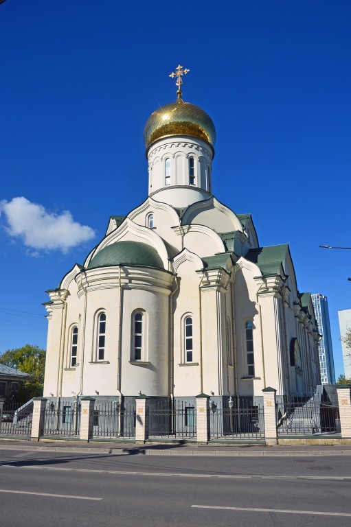 Раменки. Церковь Андрея Рублева в Раменках. фасады