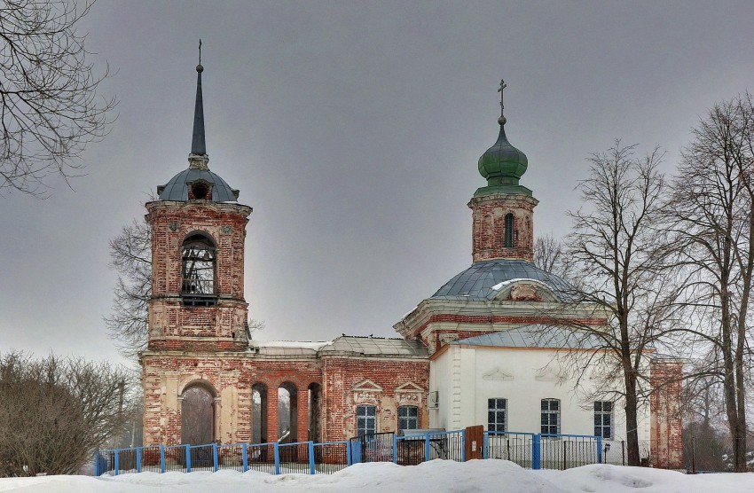 Старая Ситня. Церковь Рождества Пресвятой Богородицы. фасады