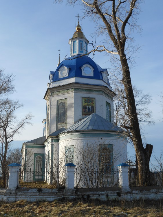 Рождественское. Церковь Вознесения Господня. фасады, Восточный фасад