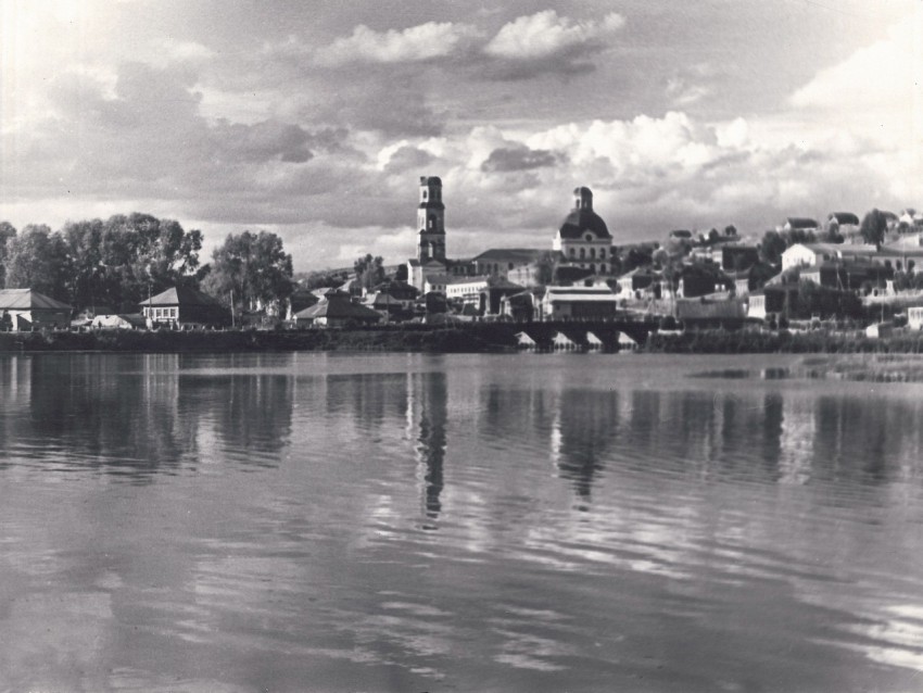 Церковь Вознесения Господня, Суна (Сунский район, Кировская область). архивная фотография, Суна, 1955 год