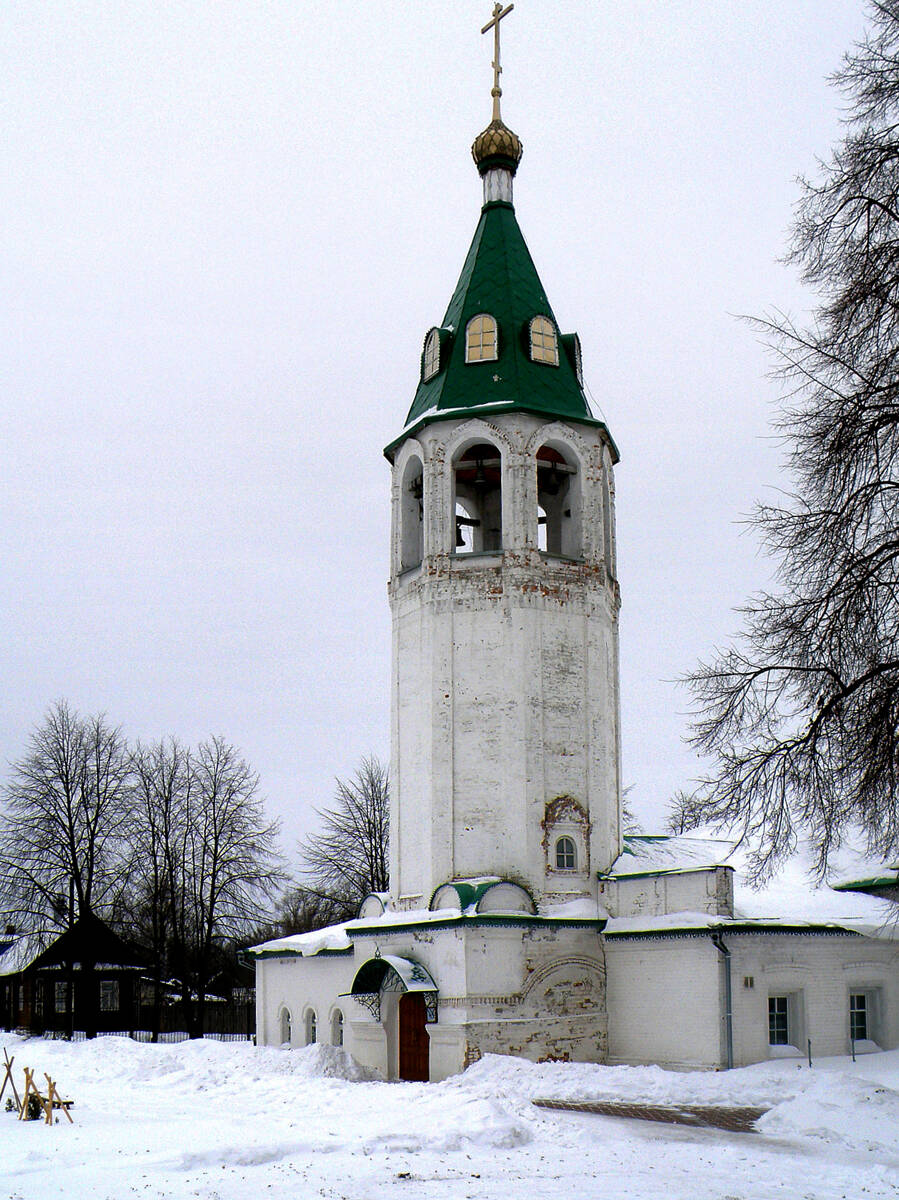 Церковь Чуда Михаила Архангела, Городец (Городецкий район, Нижегородская область). архитектурные детали, Колокольня