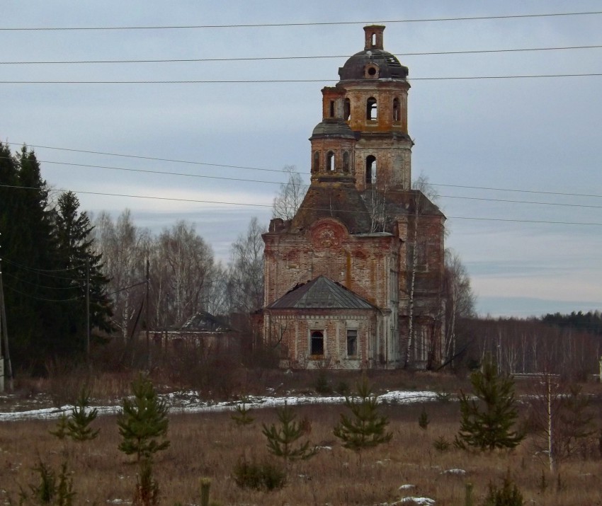 Русаново. Церковь Вознесения Господня. фасады