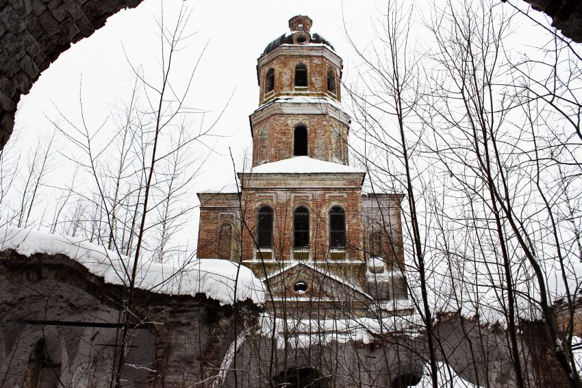 Русаново. Церковь Вознесения Господня. фасады