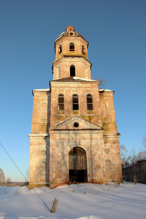 Русаново. Церковь Вознесения Господня. фасады