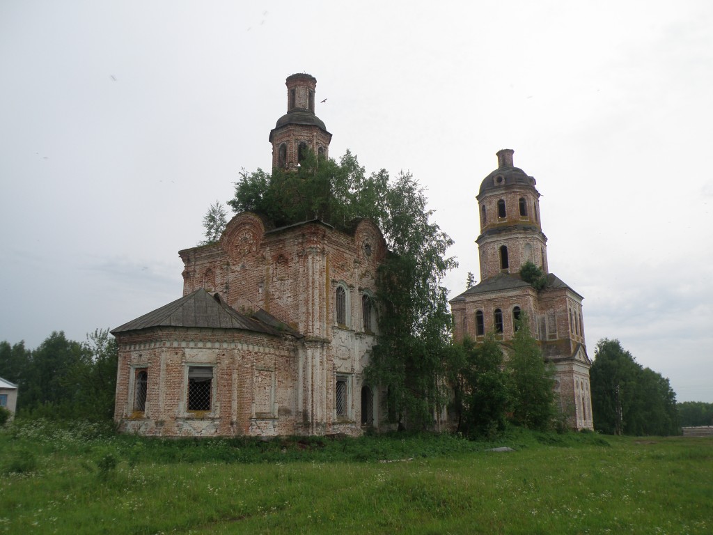 Русаново. Церковь Вознесения Господня. фасады