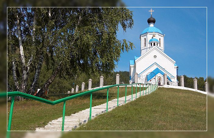 Церковь Евдокии, Голубая (Шушенский район, Красноярский край). фасады