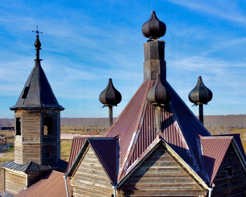 Церковь Параскевы Пятницы, Барабаново (Емельяновский район, Красноярский край). архитектурные детали, Вид с ЮВ 