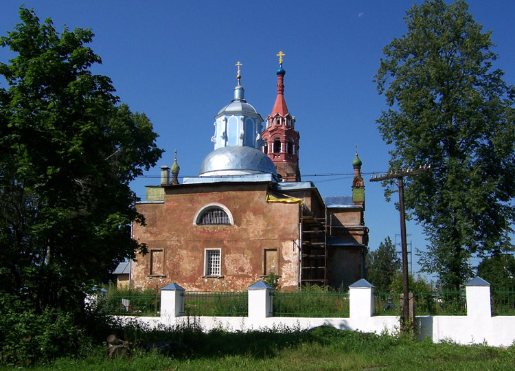 Новозагарье. Церковь Николая Чудотворца. фасады