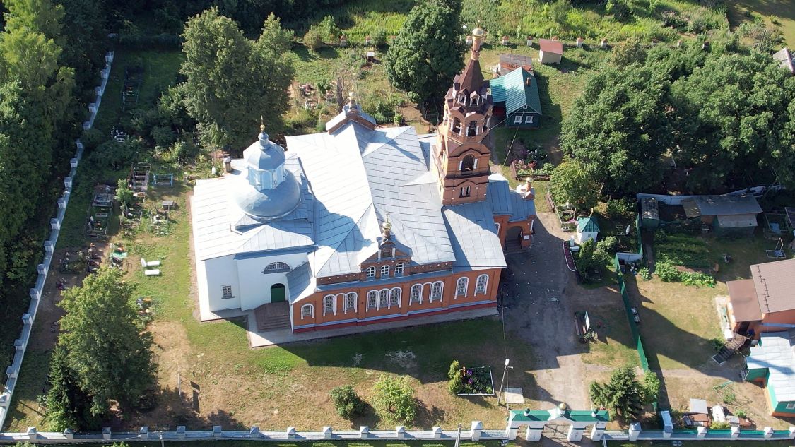 Новозагарье. Церковь Николая Чудотворца. фасады