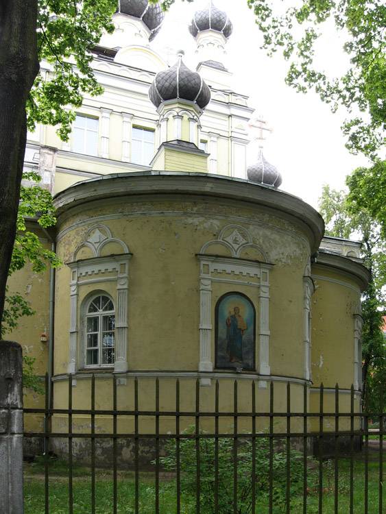 Церковь Вознесения Господня, Рига (Рига, город, Латвия). архитектурные детали, Центральная апсида алтарной части