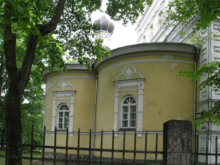 Церковь Вознесения Господня, Рига (Рига, город, Латвия). архитектурные детали, Алтарная часть храма