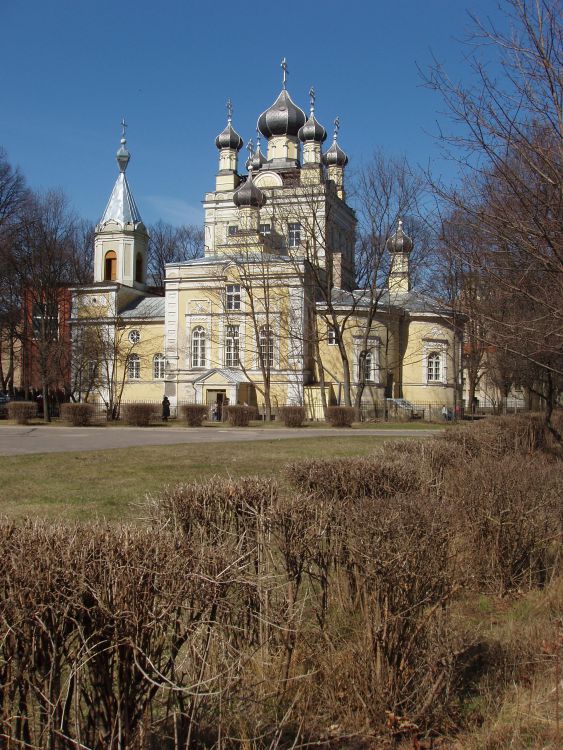 Церковь Вознесения Господня, Рига (Рига, город, Латвия). общий вид в ландшафте