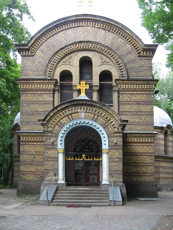 Церковь Покрова Пресвятой Богородицы, Рига (Рига, город, Латвия). архитектурные детали, Западный фасад