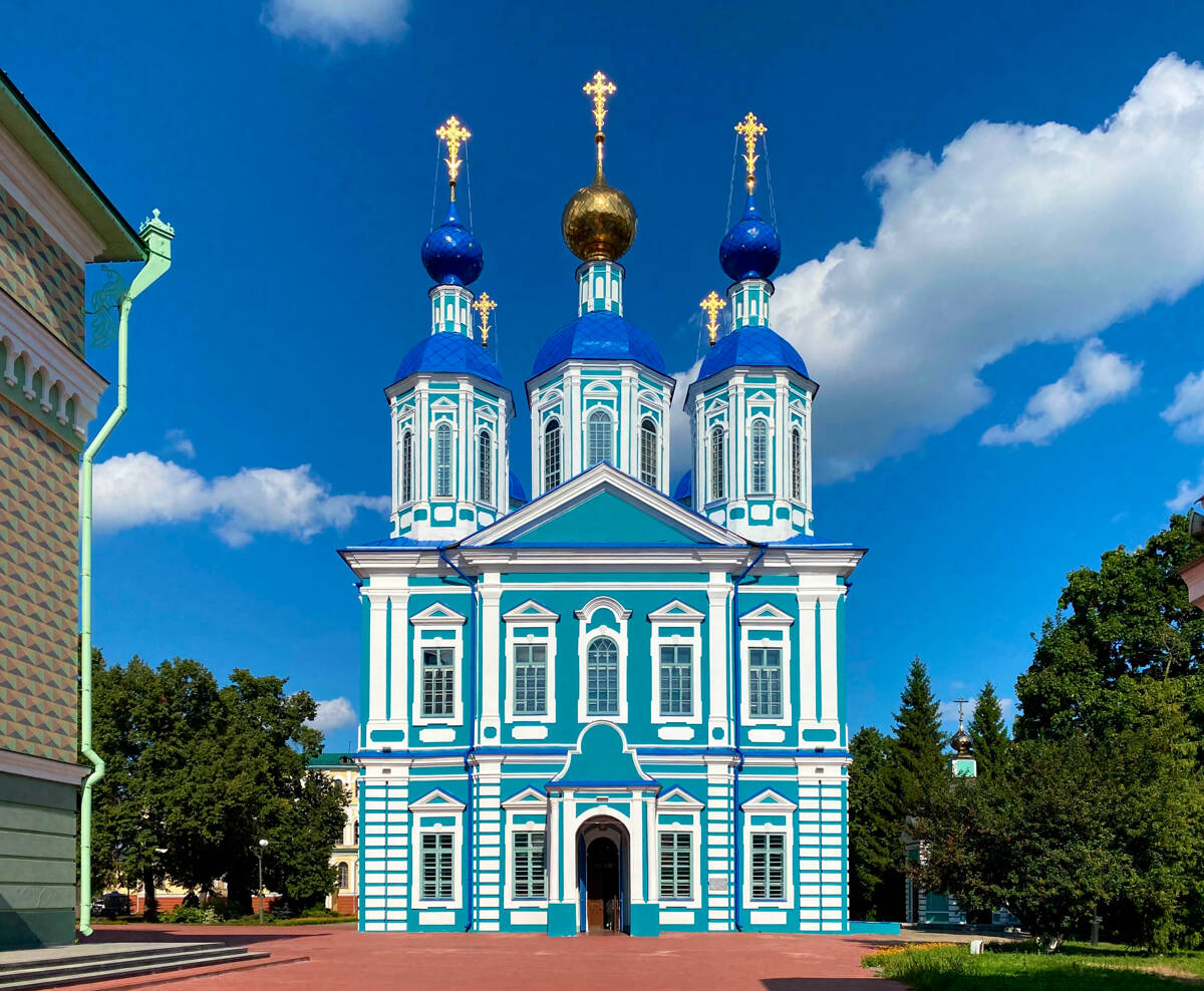 Казанский мужской монастырь. Собор Казанской иконы Божией Матери, Тамбов (Тамбов, город, Тамбовская область). фасады, Западный фасад