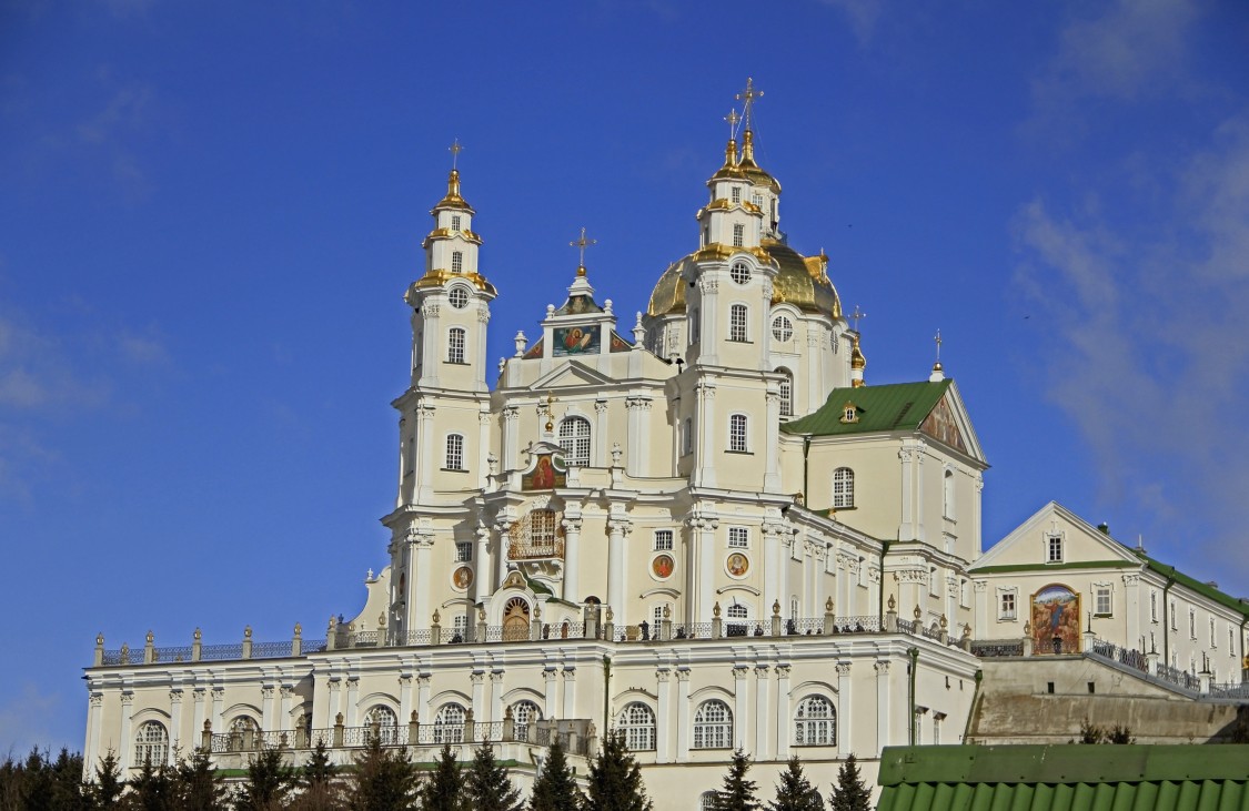 Успенская Почаевская Лавра. Собор Успения Пресвятой Богородицы, Почаев (Кременецкий район, Украина, Тернопольская область). фасады