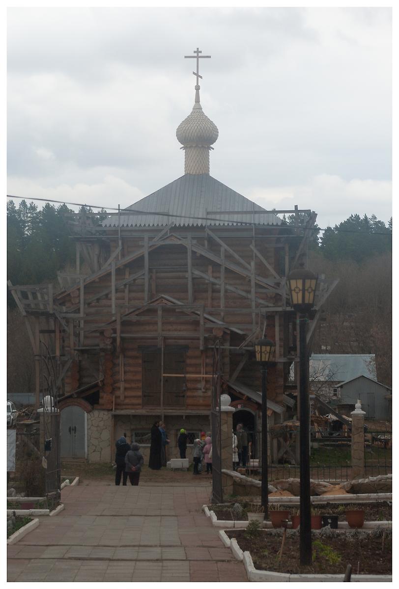 Реконструкция продолжается, документальные фотографии. Церковь Михаила Архангела из с. Суши, Вятские Поляны (Вятско-Полянский район, Кировская область)