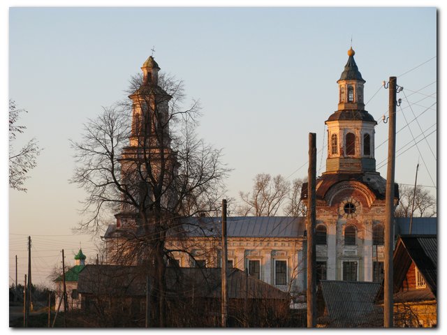 Зашижемье. Церковь Спаса Преображения. фасады