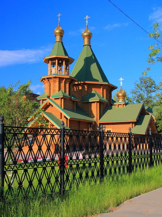 Церковь Георгия Победоносца, Подольск (Подольский городской округ, Московская область). общий вид в ландшафте