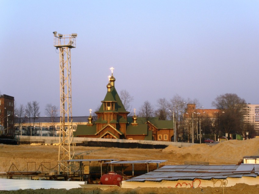 Церковь Георгия Победоносца, Подольск (Подольский городской округ, Московская область). дополнительная информация, Вид от пл.Кутузовская