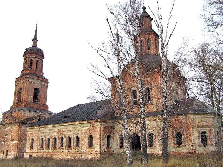 Церковь Николая Чудотворца, Лобань (Богородский район, Кировская область). фасады