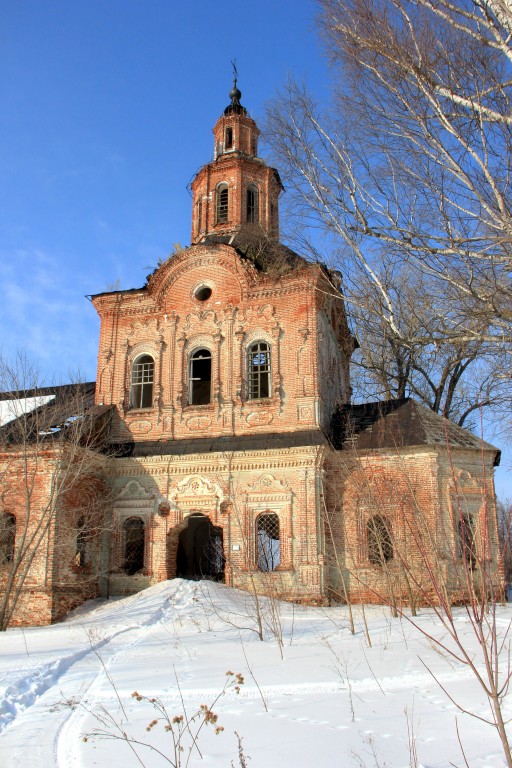 Церковь Николая Чудотворца, Лобань (Богородский район, Кировская область). фасады