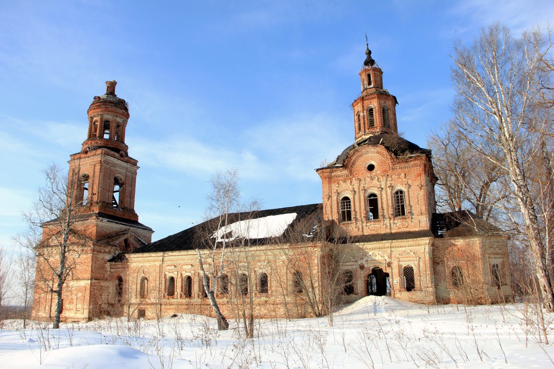 Церковь Николая Чудотворца, Лобань (Богородский район, Кировская область). фасады