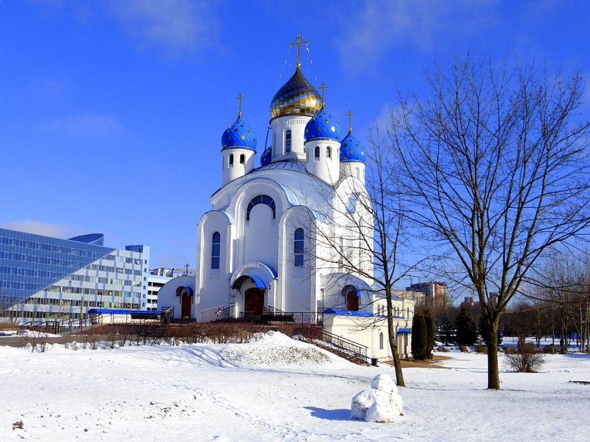Церковь Воскресения Христова в Зелёном Луге, Минск (Минск, город, Беларусь, Минская область). фасады