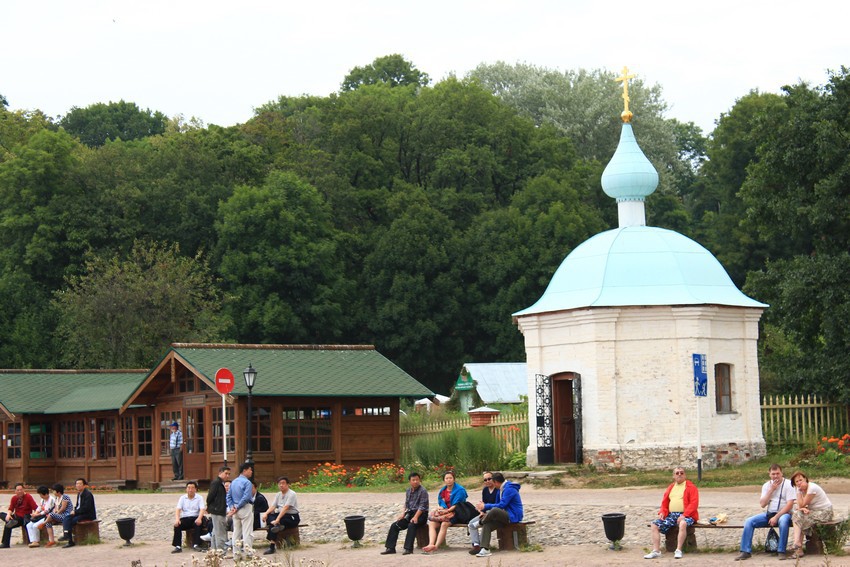 Валаамские острова. Спасо-Преображенский Валаамский монастырь. Часовня Благовещения Пресвятой Богородицы на Монастырской пристани. фасады