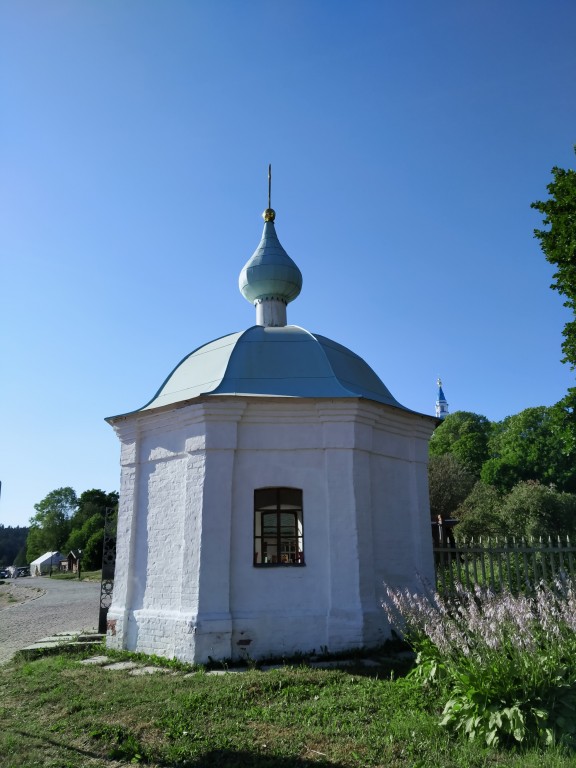 Валаамские острова. Спасо-Преображенский Валаамский монастырь. Часовня Благовещения Пресвятой Богородицы на Монастырской пристани. фасады