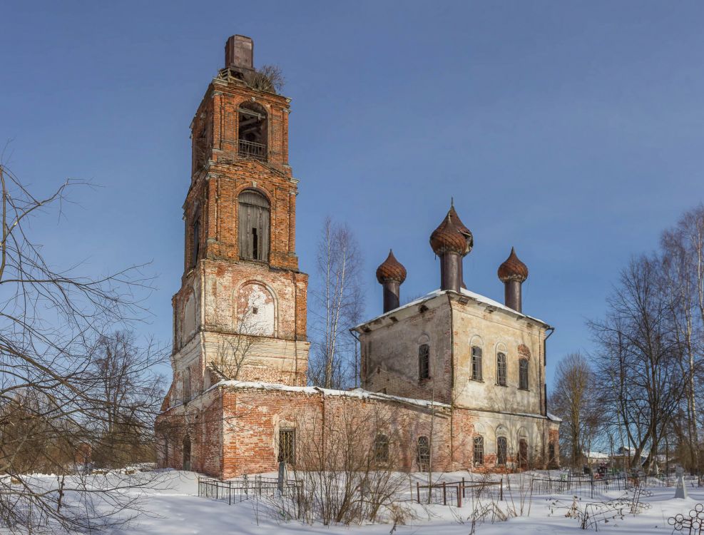 Сера. Церковь Покрова Пресвятой Богородицы. фасады, Вид с юго-запада